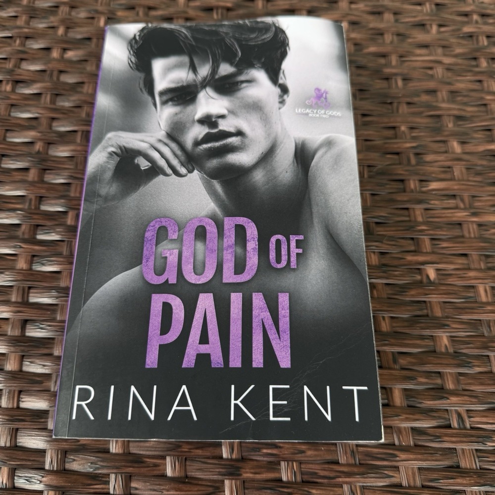 God of Pain by Rina Kent OOP Male Model Cover Legacy Of Gods Book 2